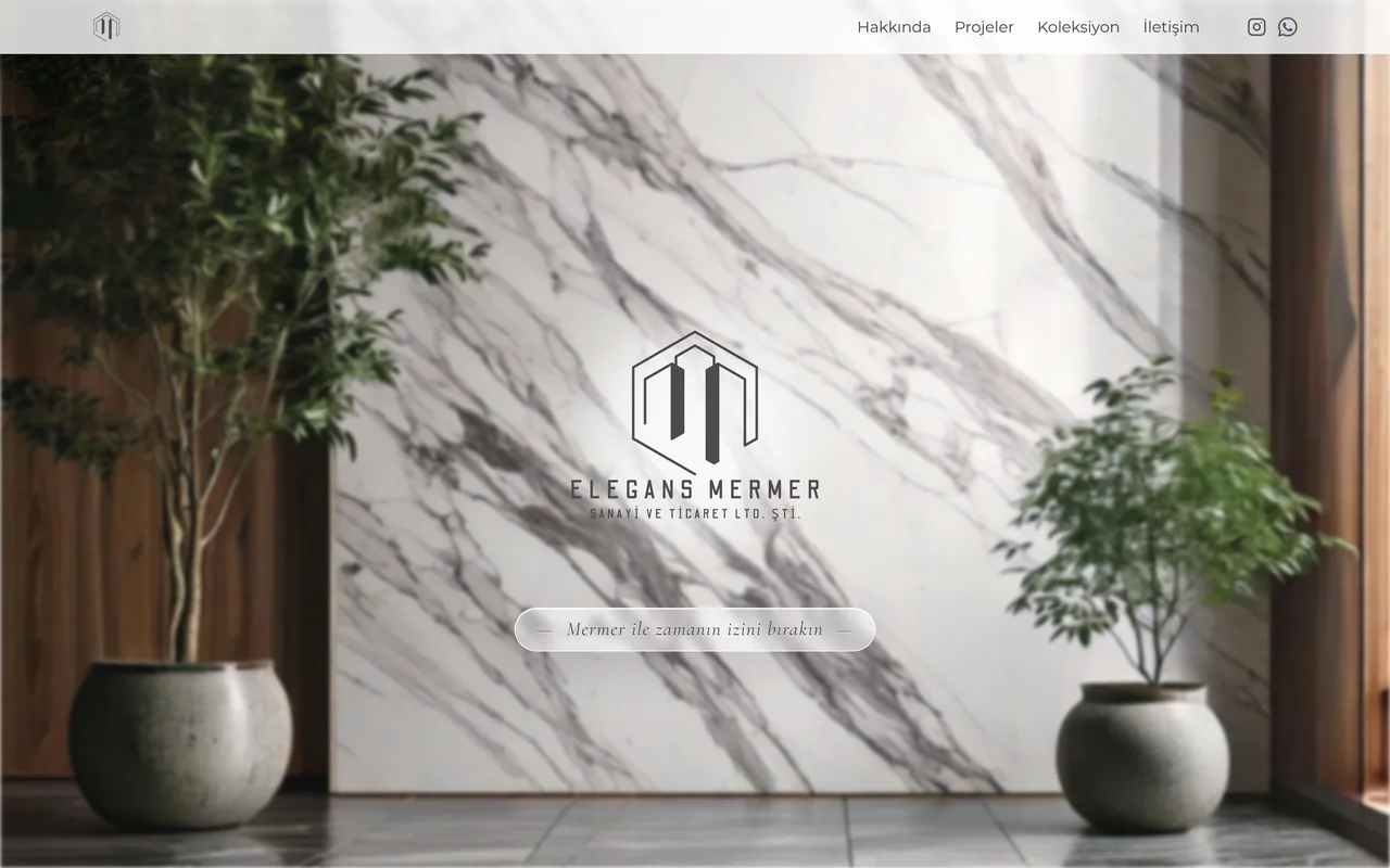 Elegans Mermer marble company website