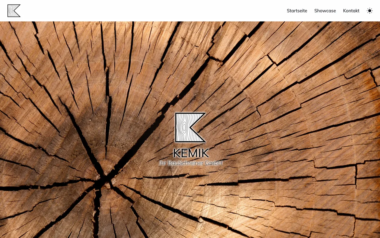 KEMIK Ihr BauSchreiner carpentry website